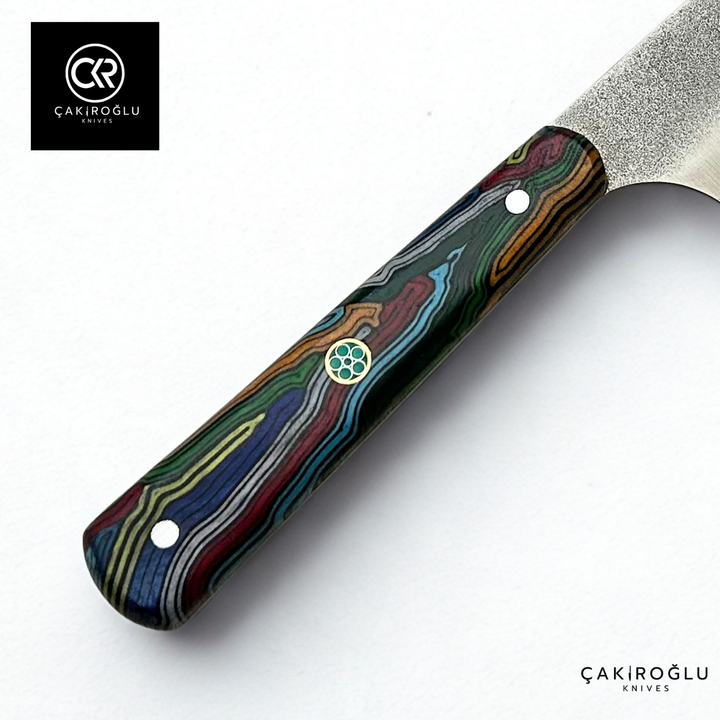 Kiritsuke Model Handcrafted Chef Knife - Böhler N690 Steel & G-carta Handle