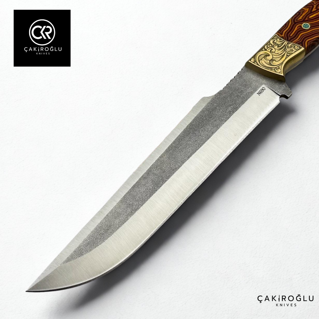 Handcrafted Custom Machete - N690 Böhler Steel & G-carta Handle