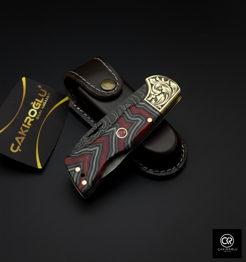 Corvus Series - Custom Handcrafted Folding Knife - Limited Edition