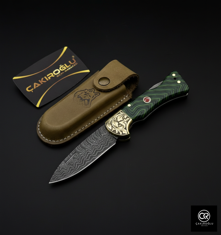 Corvus Series - Custom Handcrafted Folding Knife - Limited Edition