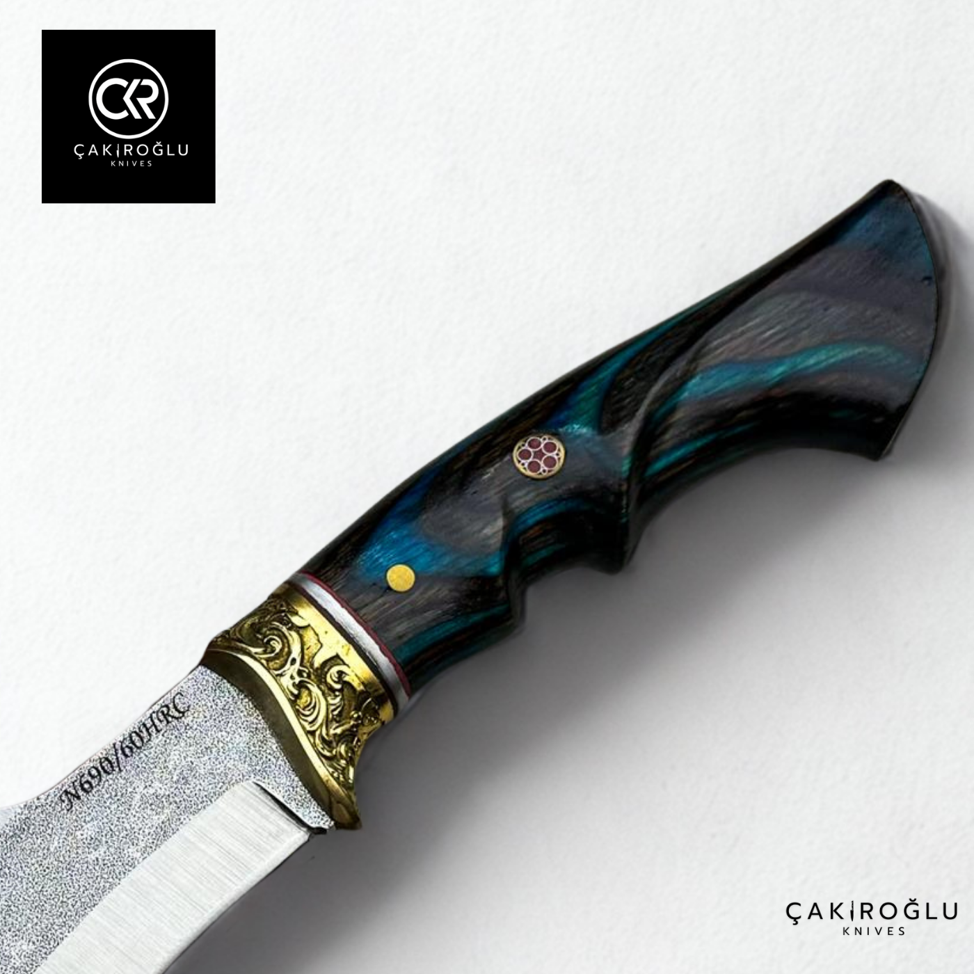 Heritage 296 Darkwave - Handcrafted Custom N690 Steel Hunting Knife