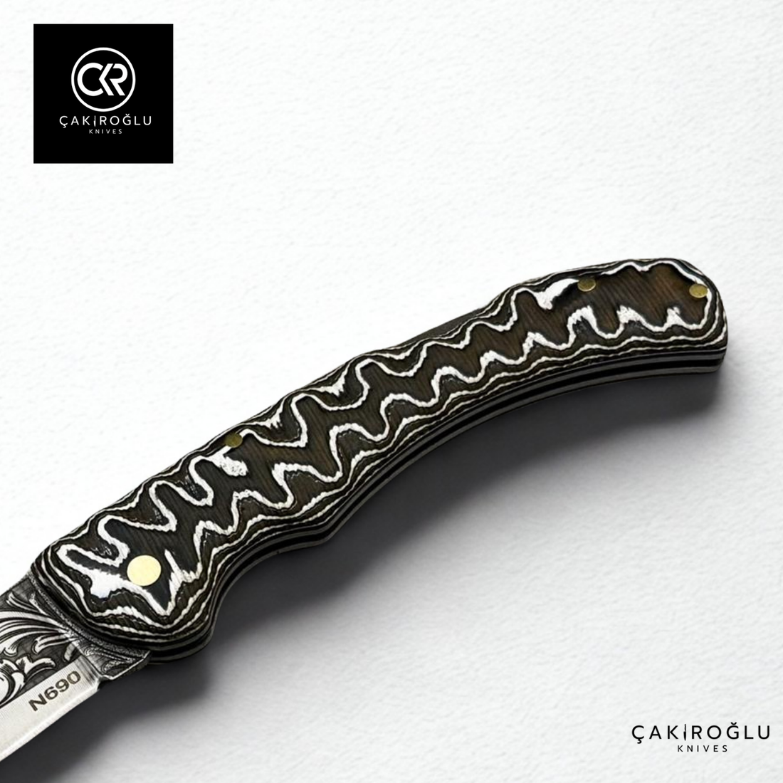 Hayta 838 Handcrafted Folding Knife - N690 Böhler Steel & Compact Handle