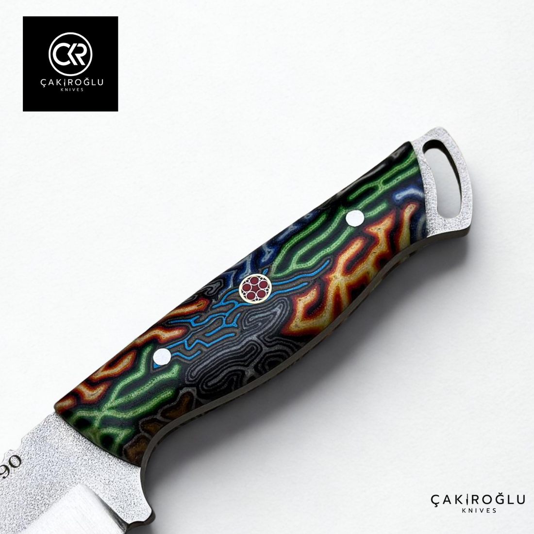 Handcrafted Custom-made Böhler N690 Steel & G-carta Handle Hunting Knife