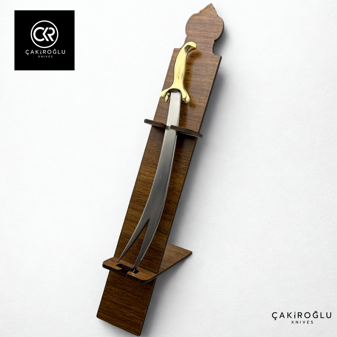 Decorative Sword with Stand – 4116 Stainless Steel & Brass Handle