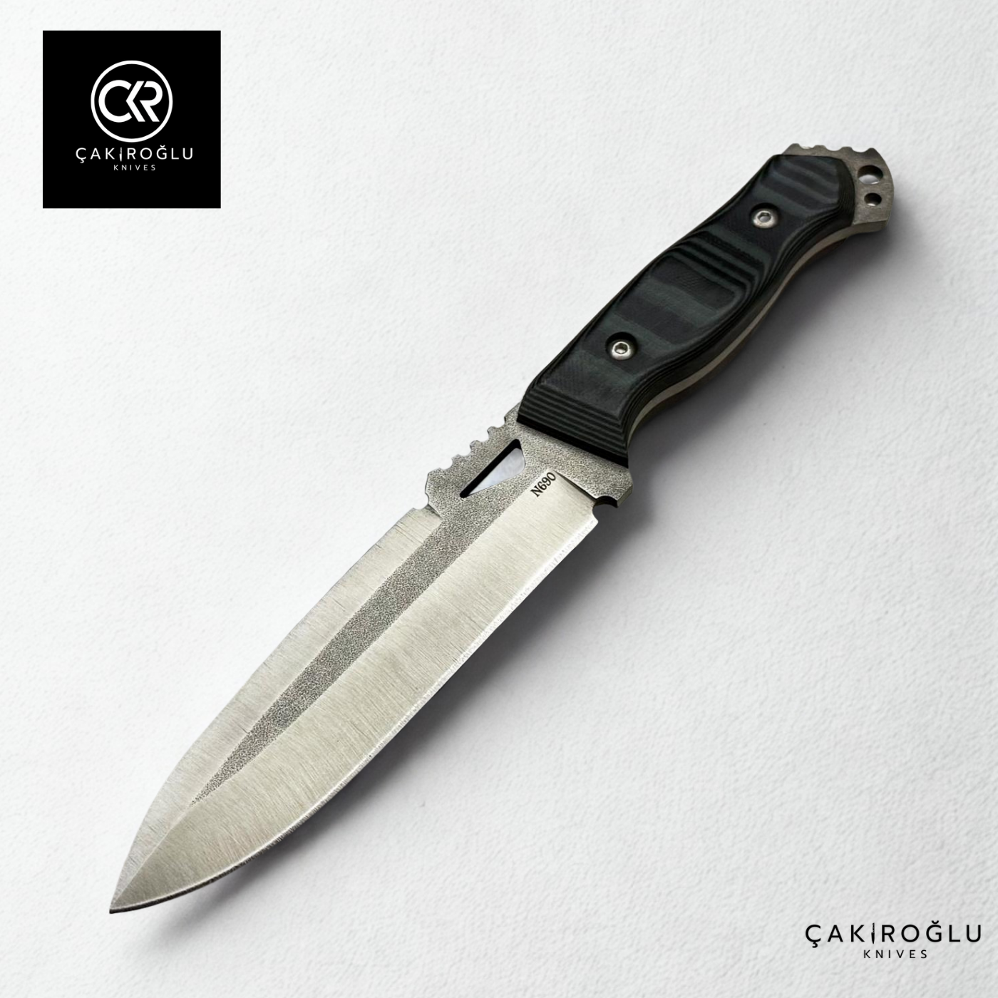 Strike 101 Handcrafted Hunt / Camping Knife - G10 Handle & N690 Steel