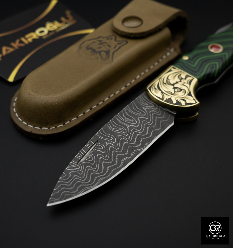 Corvus Series - Custom Handcrafted Folding Knife - Limited Edition