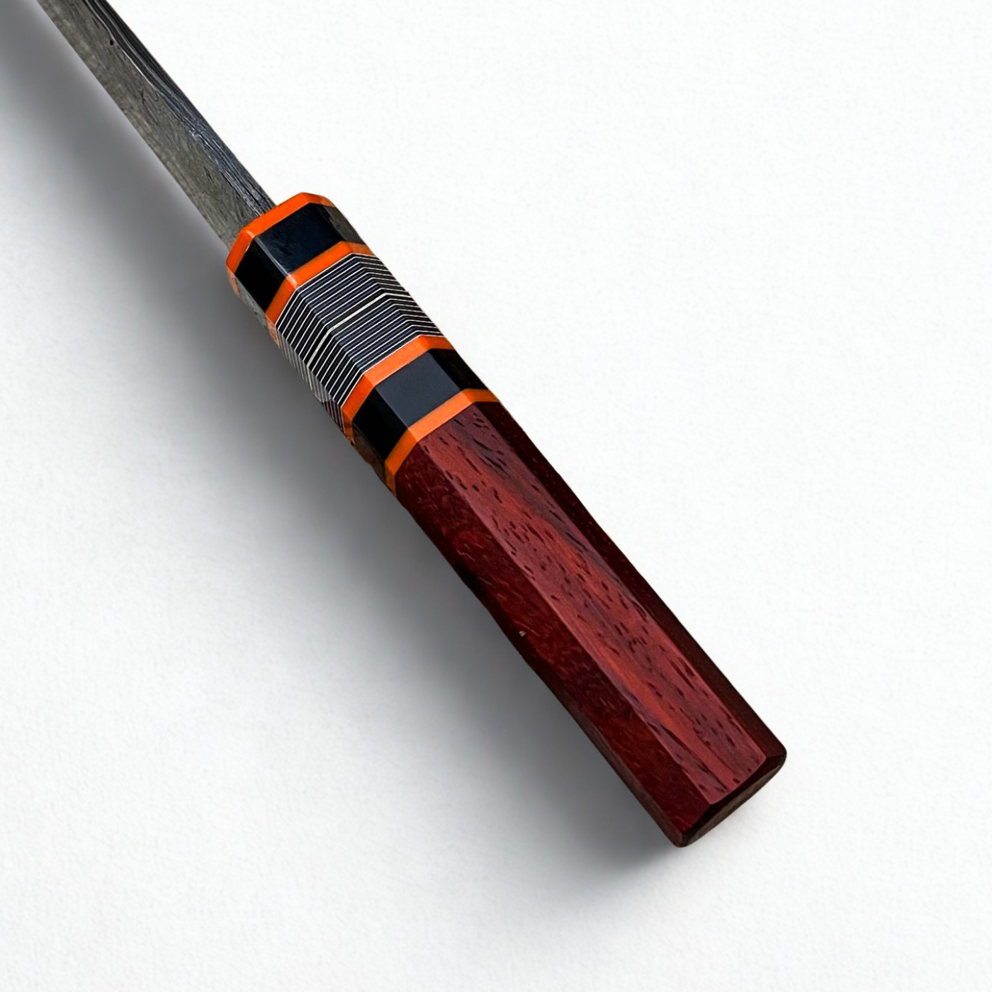 Handcrafted Professional Santoku Model Chef Knife with Damascus Steel