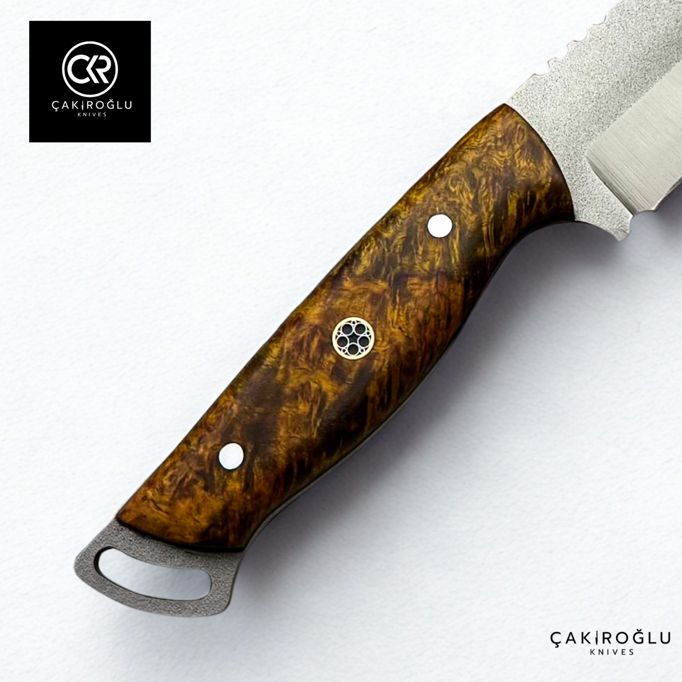 Handcrafted Custom-made Böhler N690 Steel & Stabilized Handle Hunting Knife