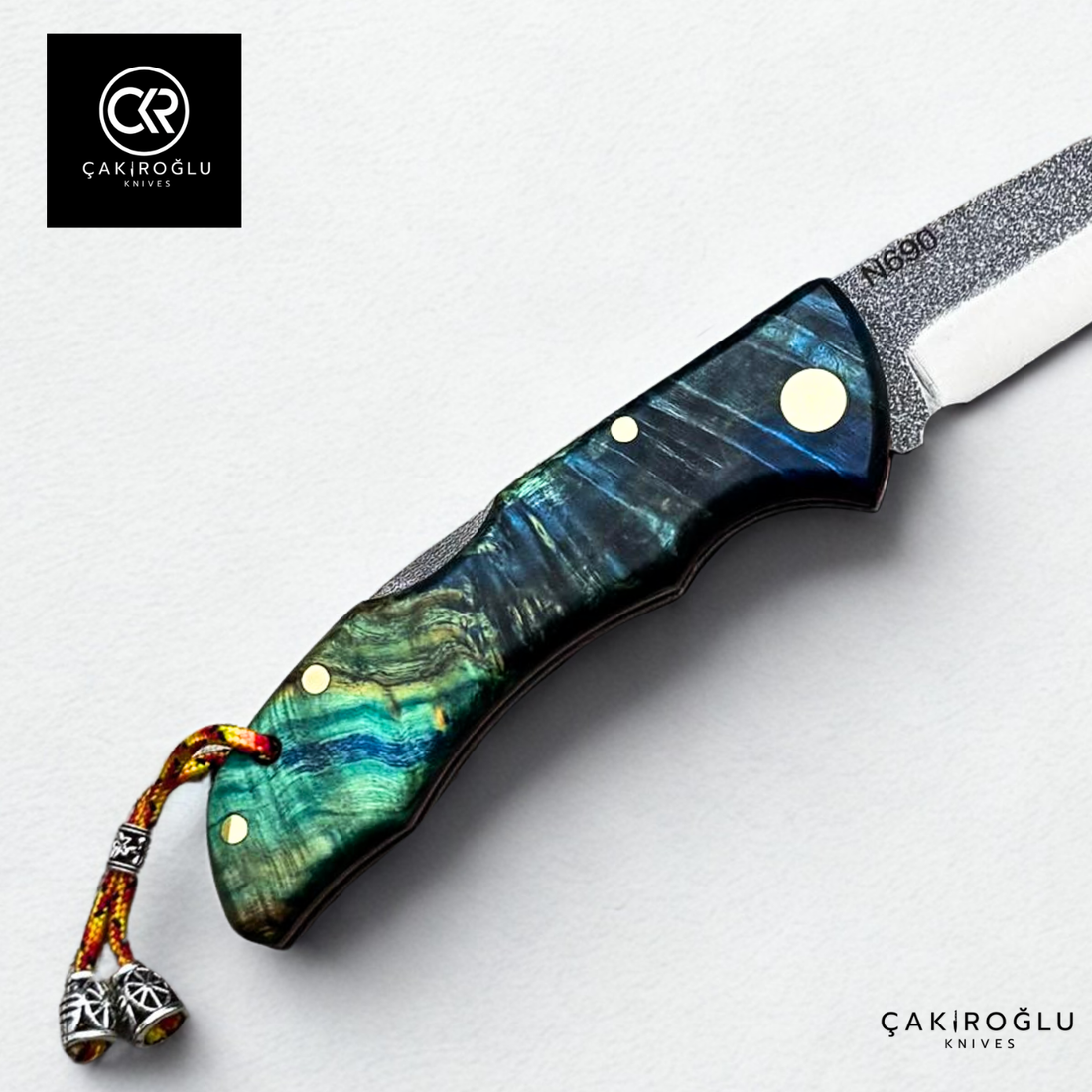 Showy Series Medium Size Handcrafted Folding Knife - N690 Böhler Steel