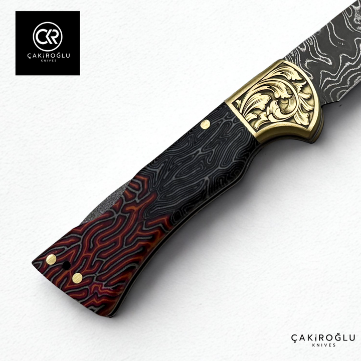 Corvus Series - Custom Handcrafted Folding Knife - Limited Edition