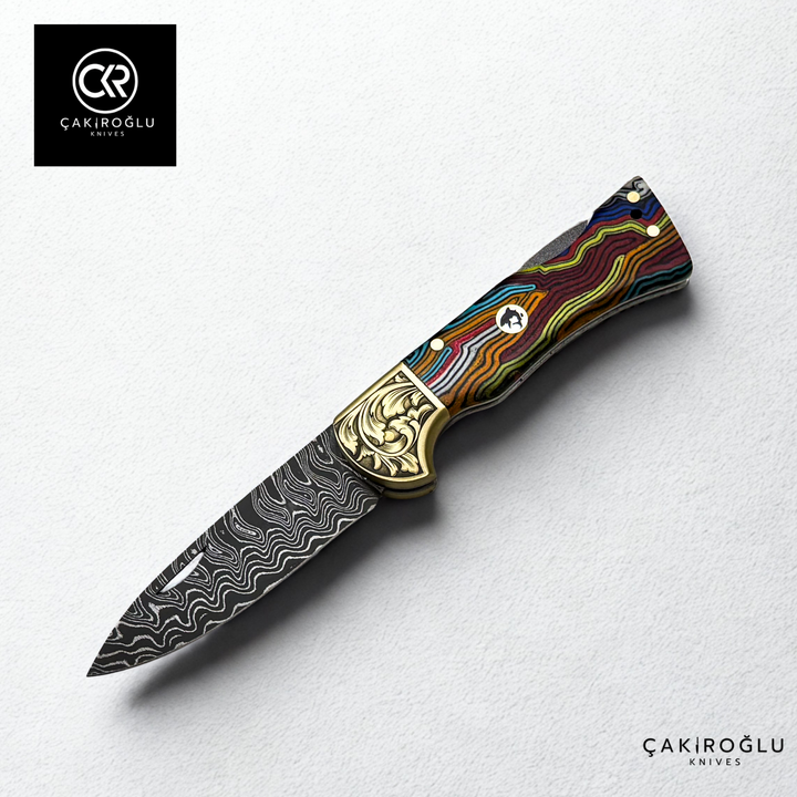 Corvus Series - Custom Handcrafted Folding Knife - Limited Edition