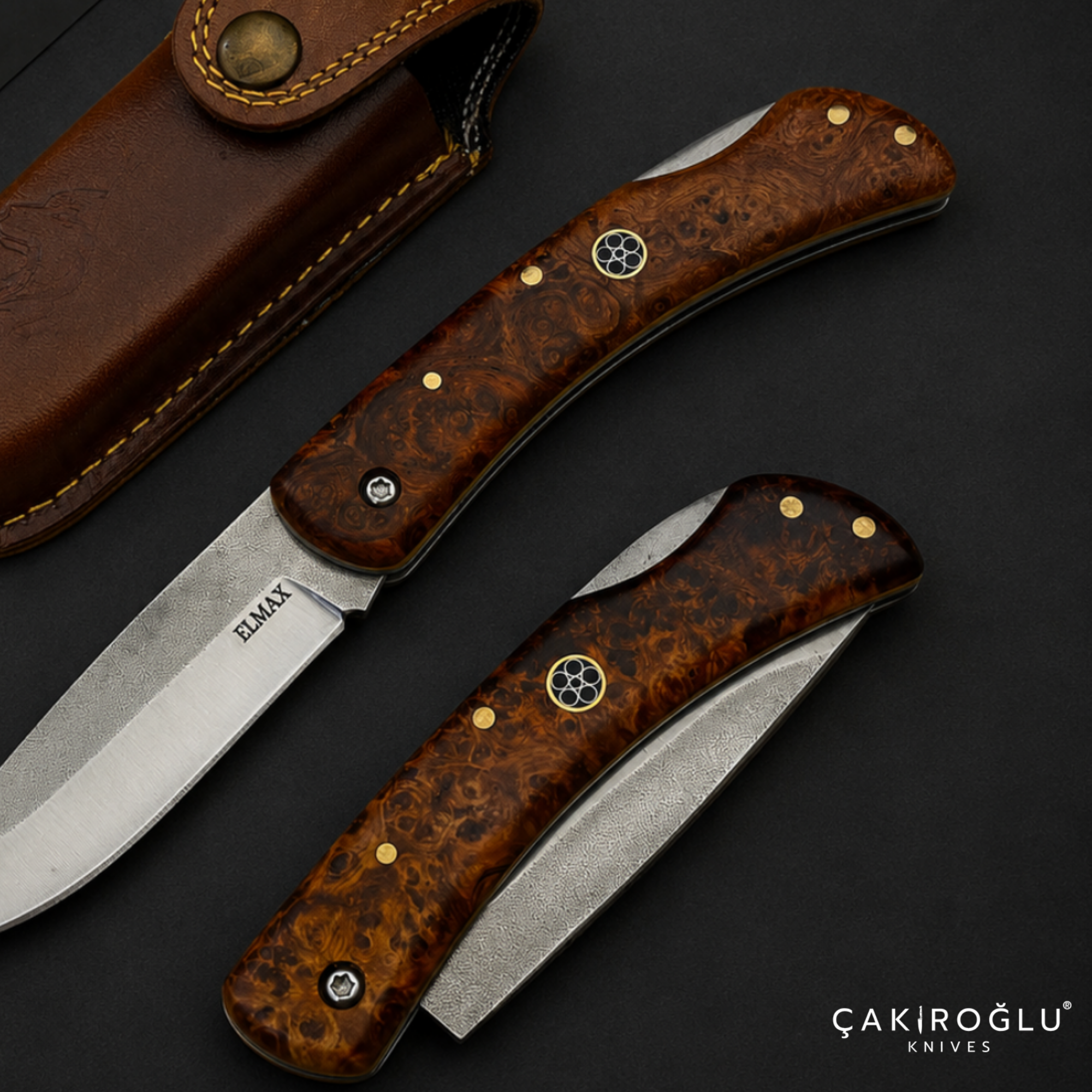 Çakıroğlu Arz - Elmax Steel Custom Folding Pocket Knife