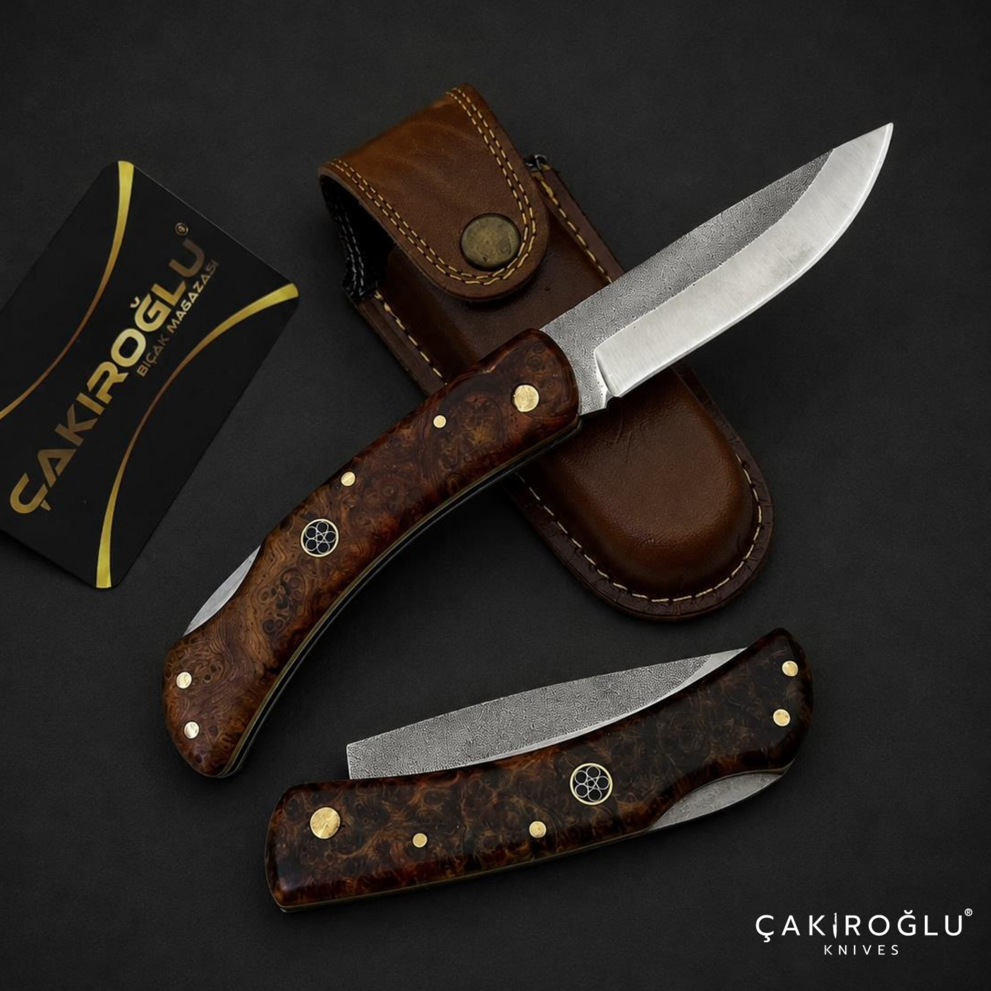 Çakıroğlu Arz - Elmax Steel Custom Folding Pocket Knife
