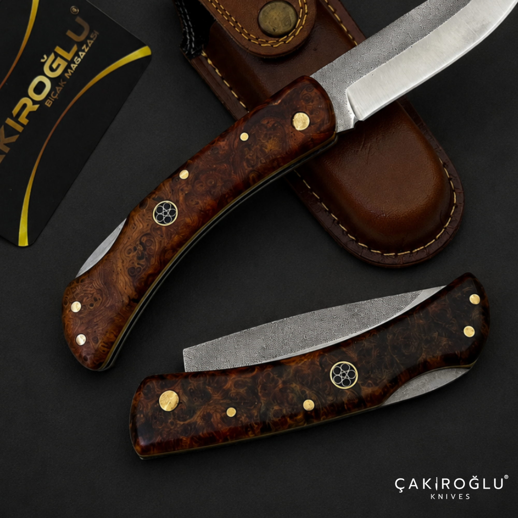 Çakıroğlu Arz - Elmax Steel Custom Folding Pocket Knife
