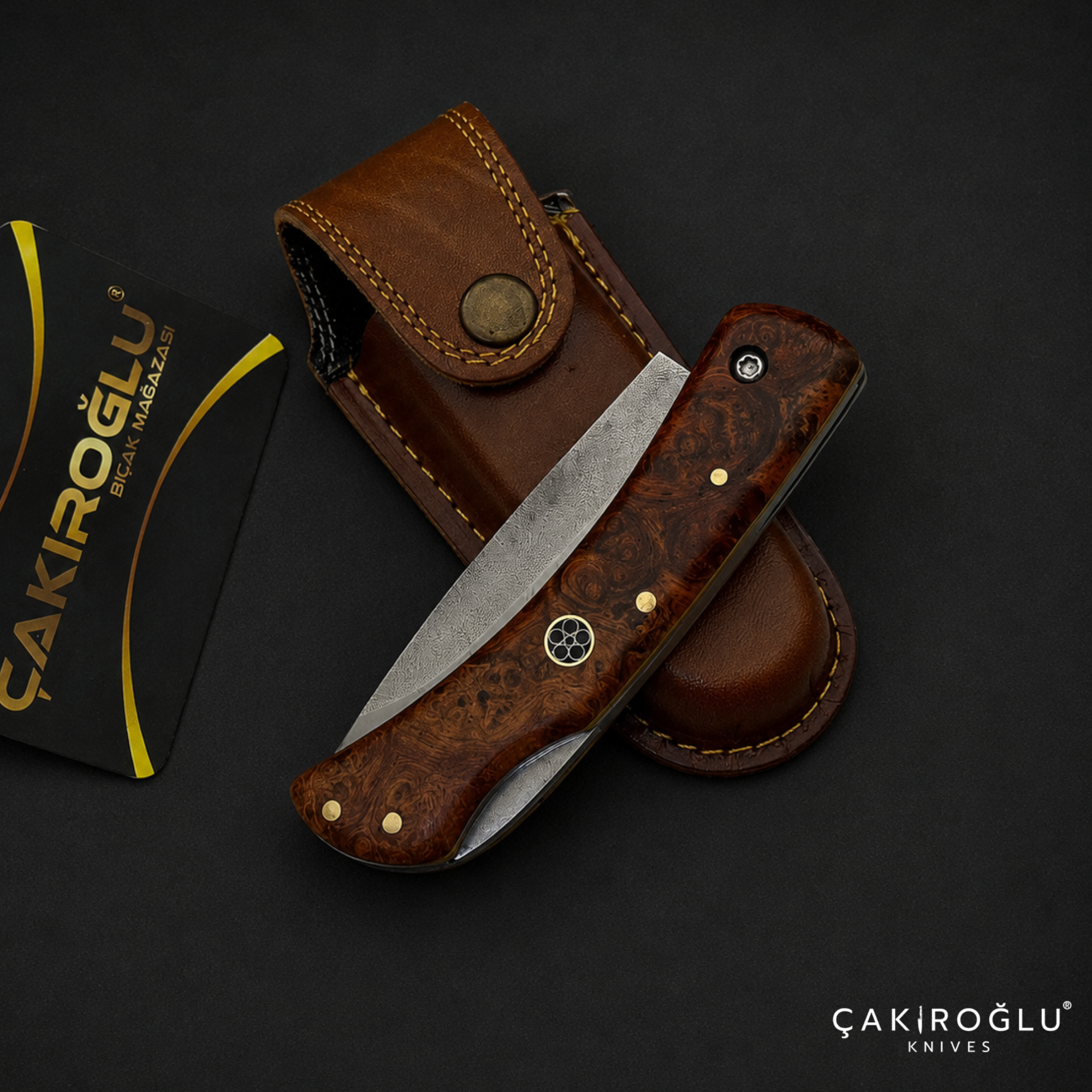 Çakıroğlu Arz - Elmax Steel Custom Folding Pocket Knife