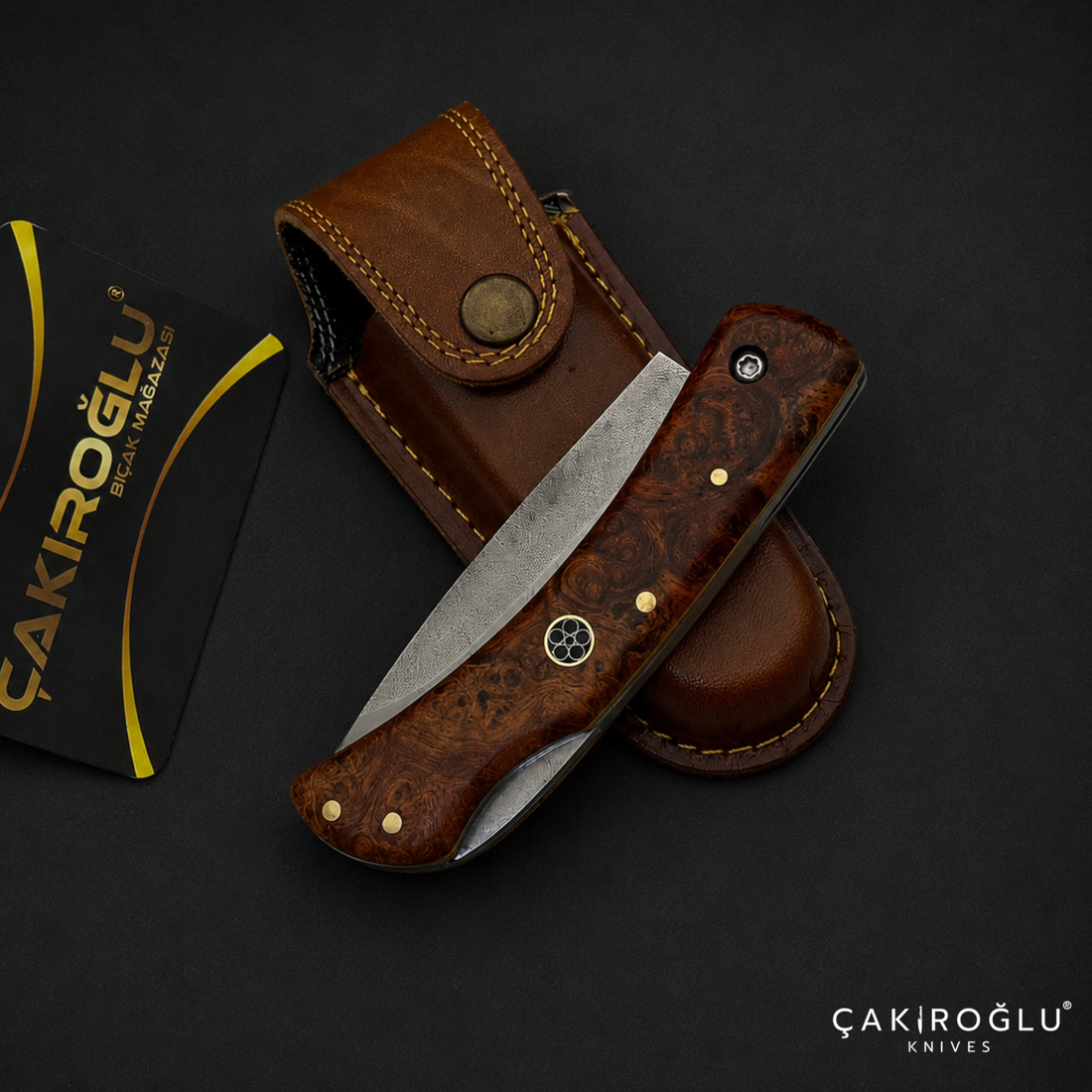 Çakıroğlu Arz - Elmax Steel Custom Folding Pocket Knife