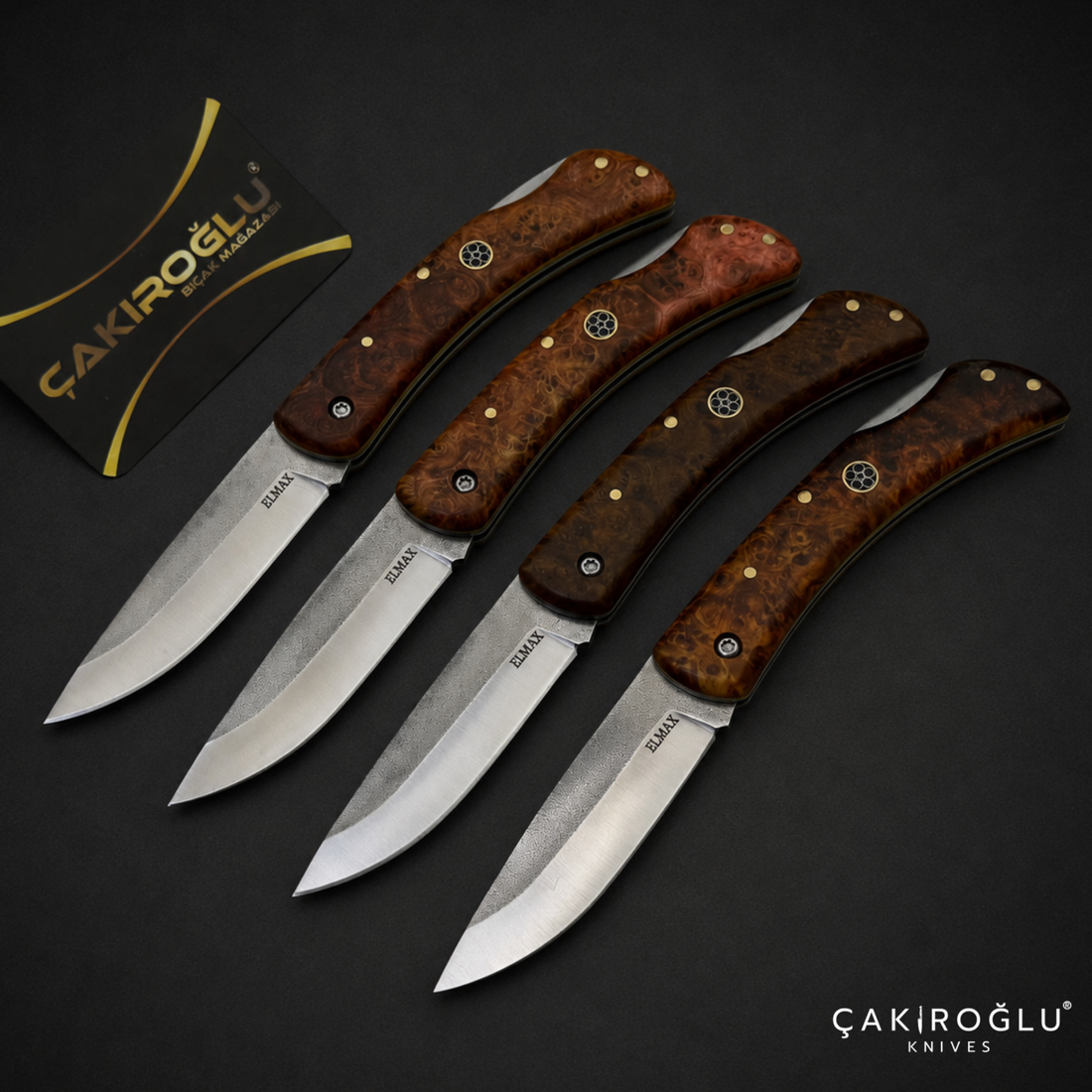 Çakıroğlu Arz - Elmax Steel Custom Folding Pocket Knife