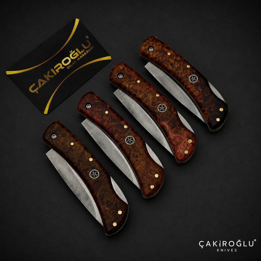 Çakıroğlu Arz - Elmax Steel Custom Folding Pocket Knife