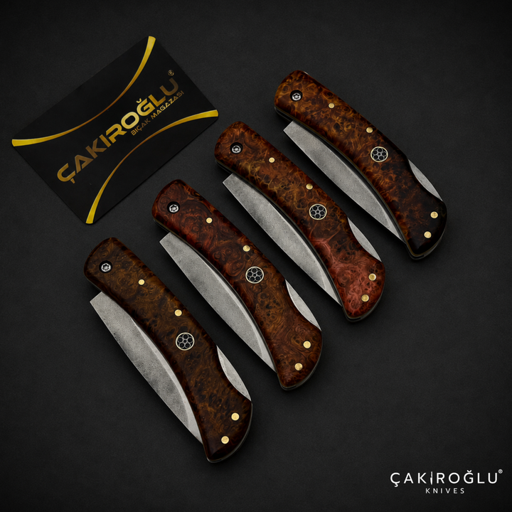 Çakıroğlu Arz - Elmax Steel Custom Folding Pocket Knife