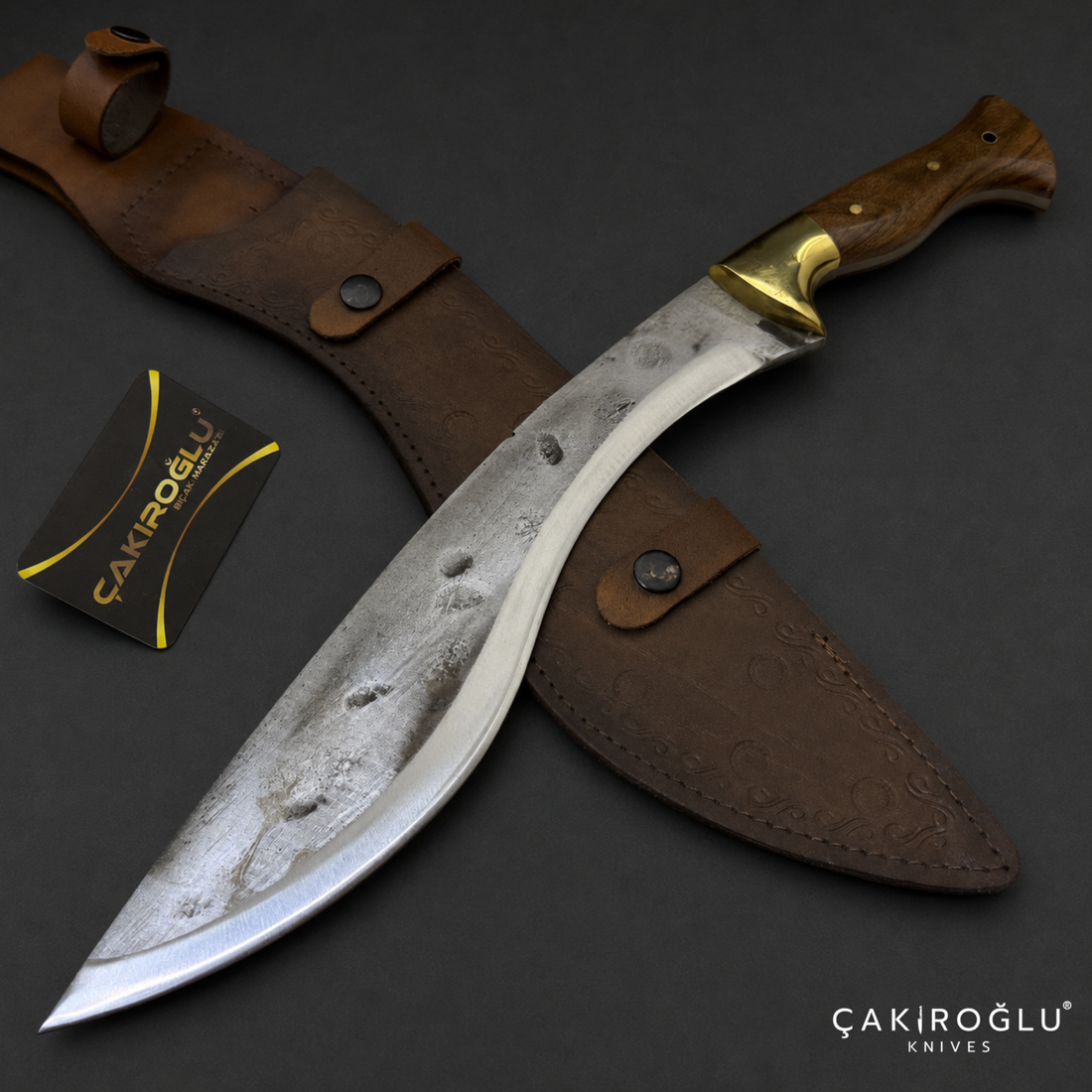 Handmade 5160 Forged Steel Kukri Machete with Sheath