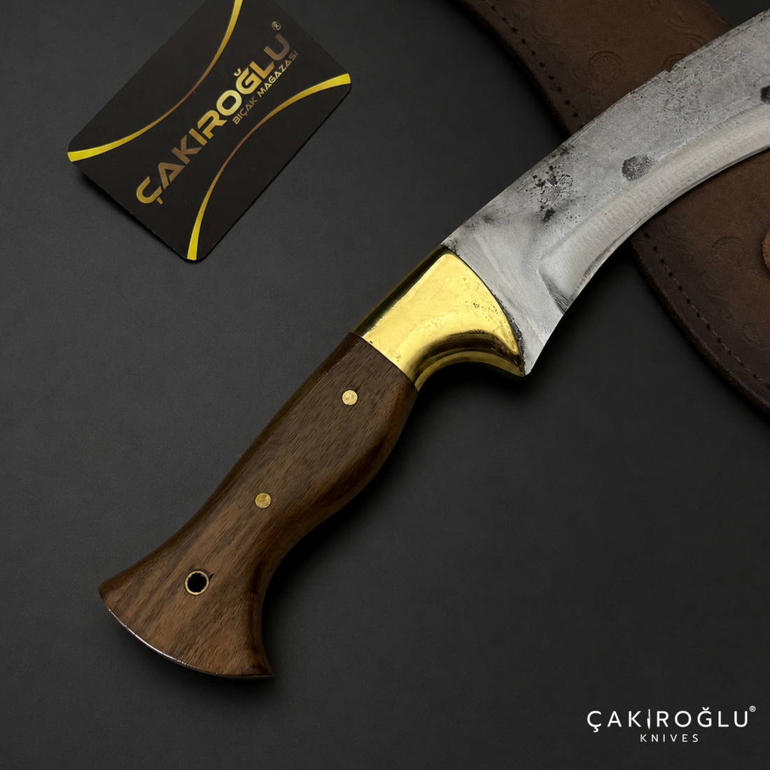 Handmade 5160 Forged Steel Kukri Machete with Sheath