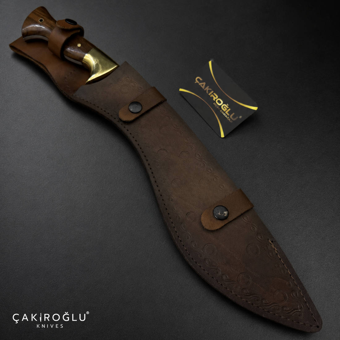 Handmade 5160 Forged Steel Kukri Machete with Sheath
