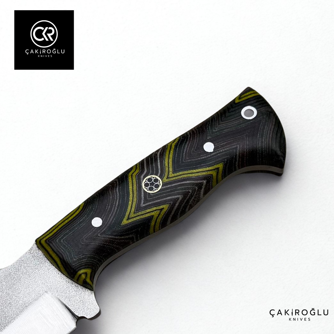 Handcrafted Custom-made Böhler N690 Steel & G-carta Handle Hunting Knife