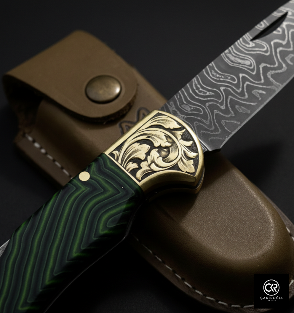 Corvus Series - Custom Handcrafted Folding Knife - Limited Edition