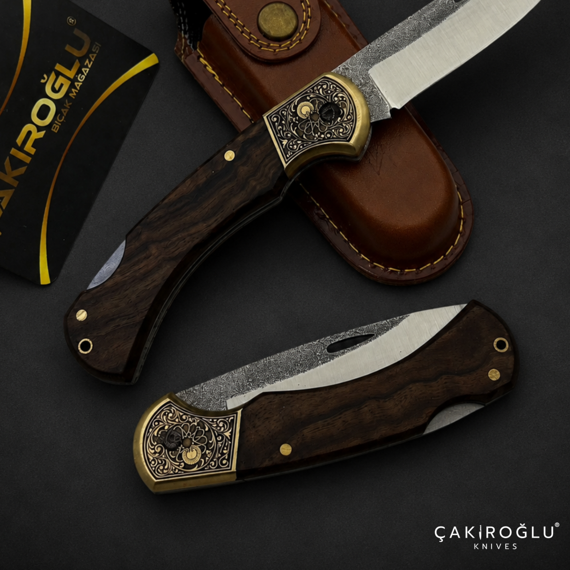 N690 Steel Custom Folding Pocket Knife - Handmade Edc with sheath