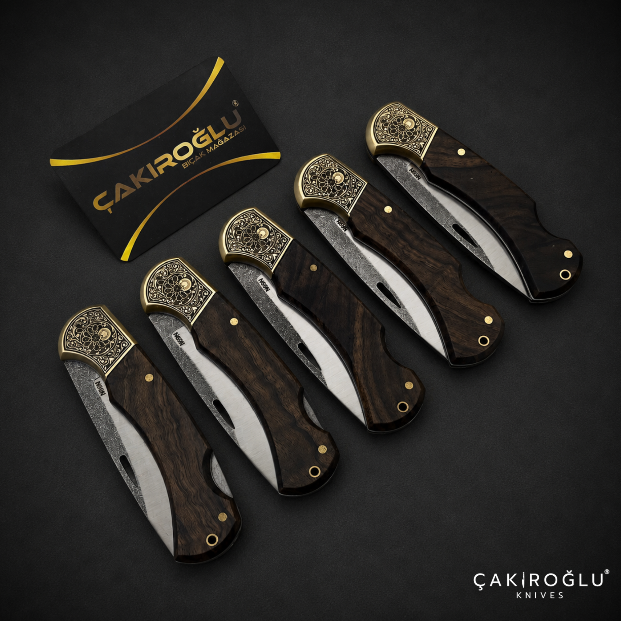 N690 Steel Custom Folding Pocket Knife - Handmade Edc with sheath