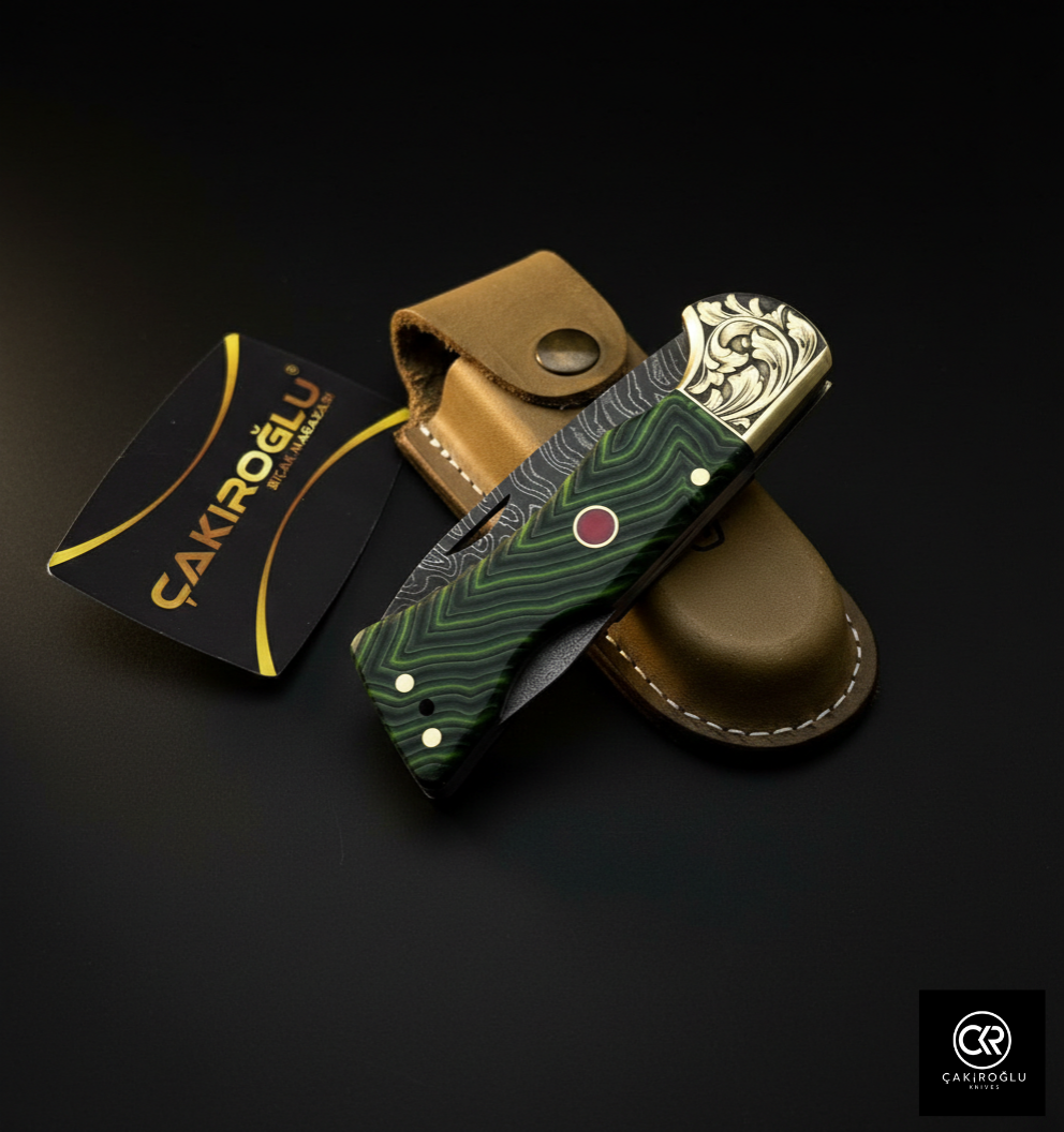 Corvus Series - Custom Handcrafted Folding Knife - Limited Edition