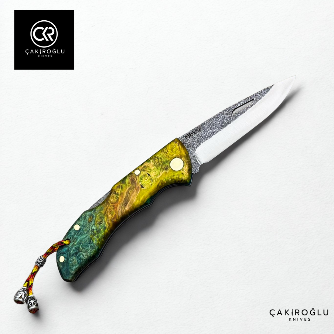 Showy Series Medium Size Handcrafted Folding Knife - N690 Böhler Steel