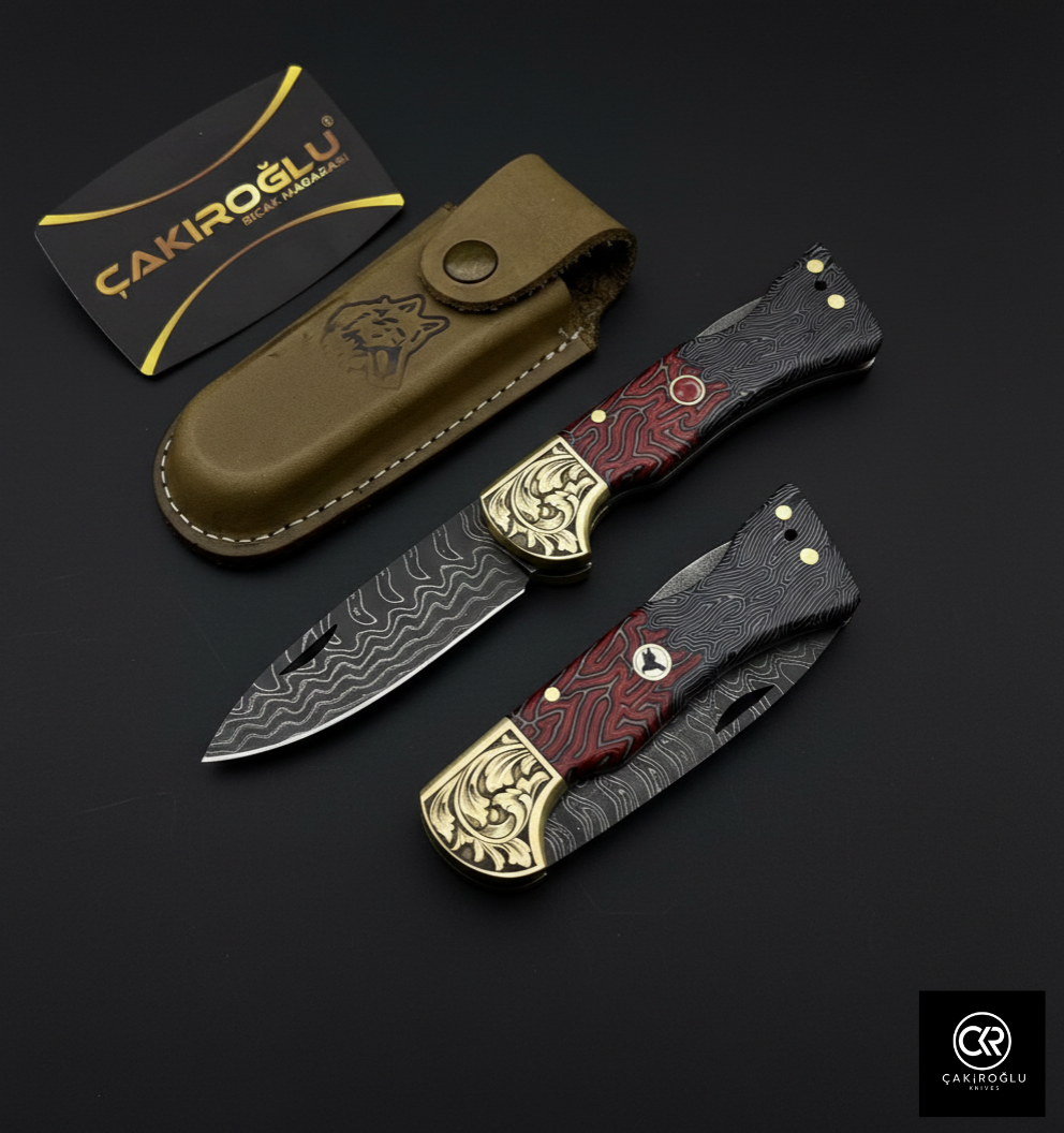 Corvus Series - Custom Handcrafted Folding Knife - Limited Edition