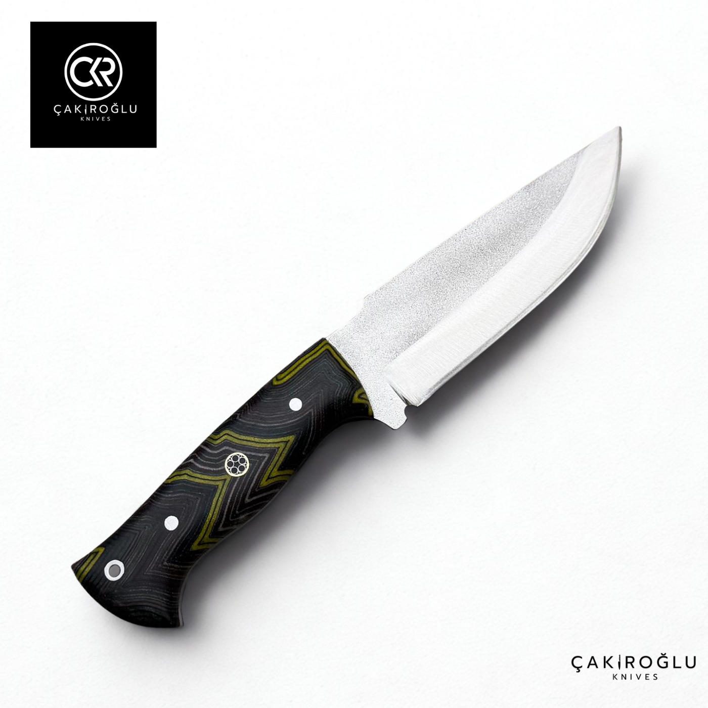 Handcrafted Custom-made Böhler N690 Steel & G-carta Handle Hunting Knife