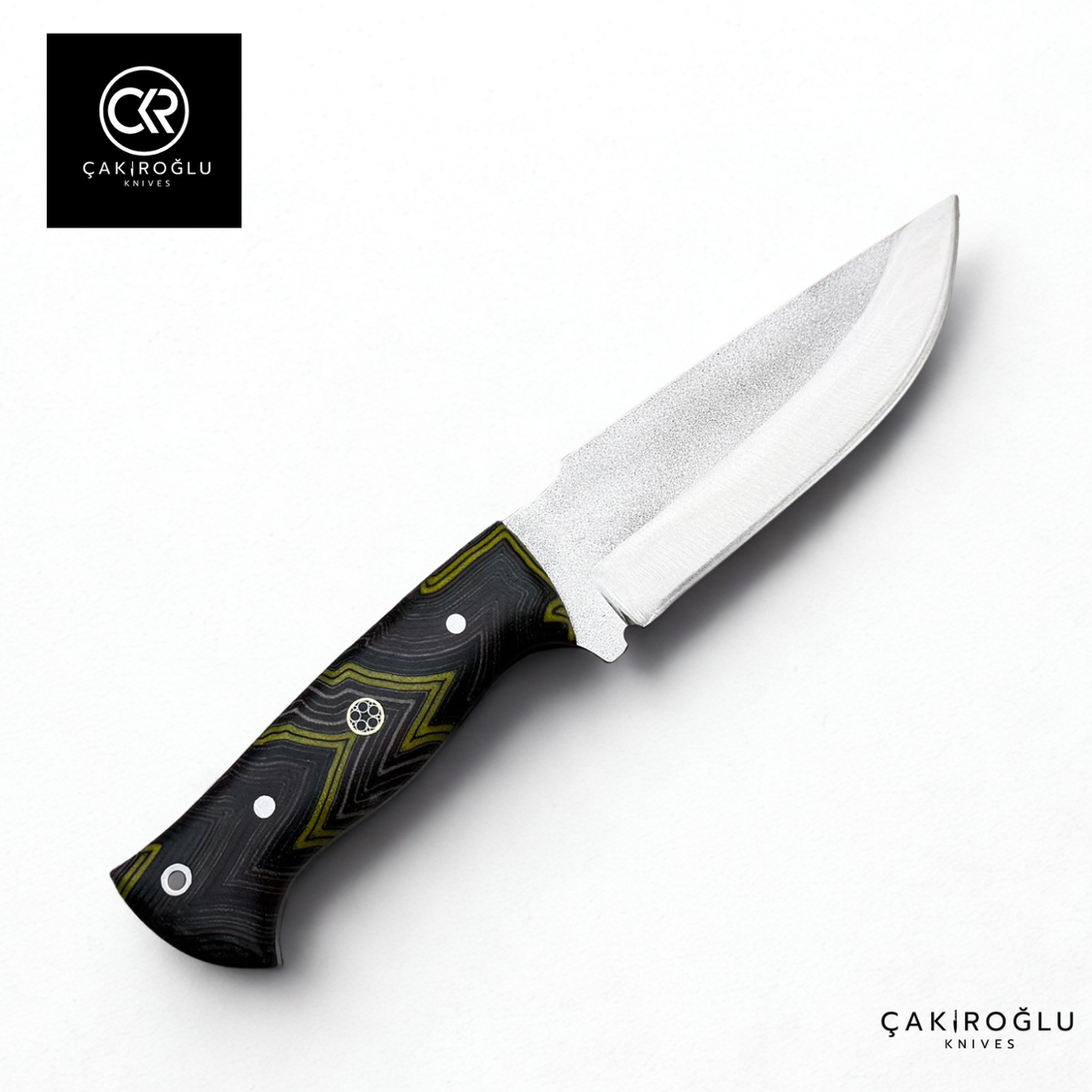 Handcrafted Custom-made Böhler N690 Steel & G-carta Handle Hunting Knife