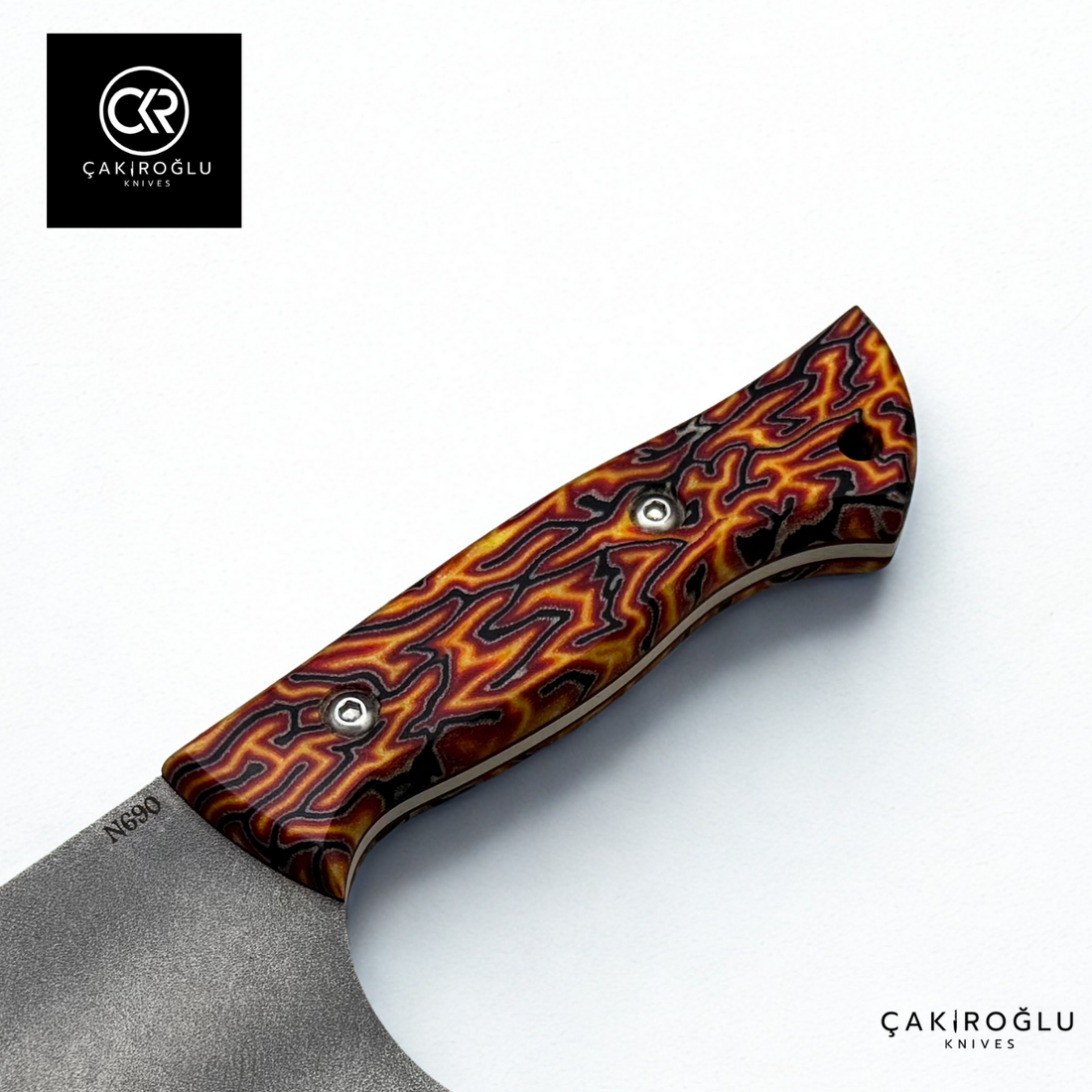 Almazan Pro – Böhler N690 Steel & G-Carta Handle Handcrafted Camping Chef Knife