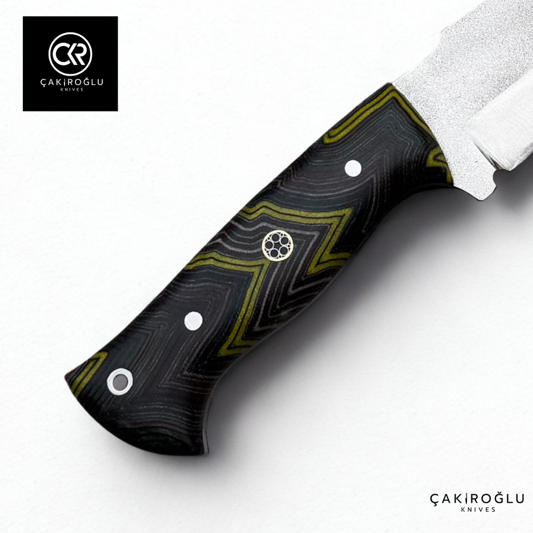 Handcrafted Custom-made Böhler N690 Steel & G-carta Handle Hunting Knife