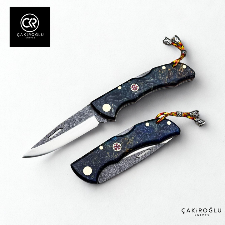 Showy Series Medium Size Handcrafted Folding Knife - N690 Böhler Steel