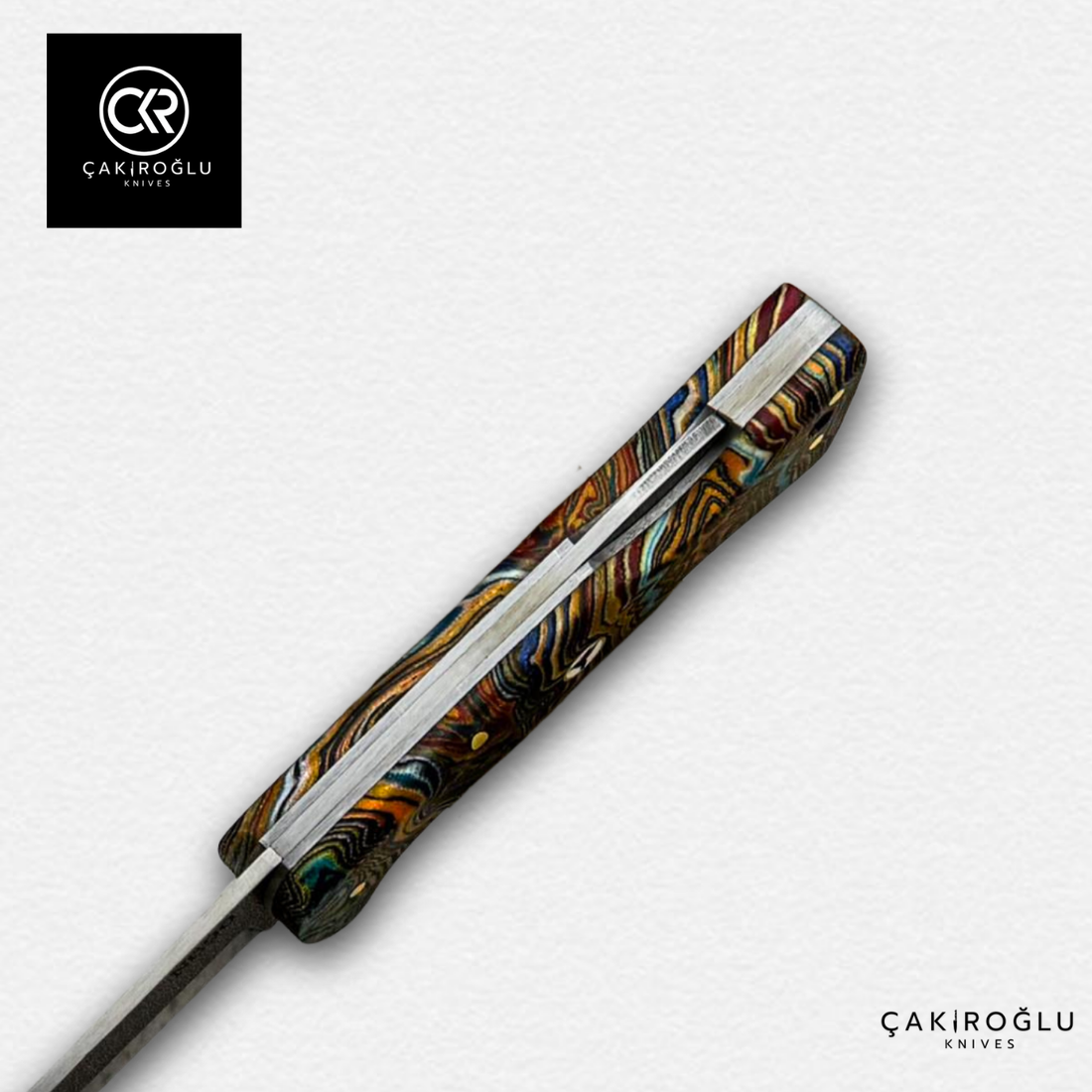 Corvus Flux 506 Handcrafted Folding Knife - N690 Steel & G-carta Handle