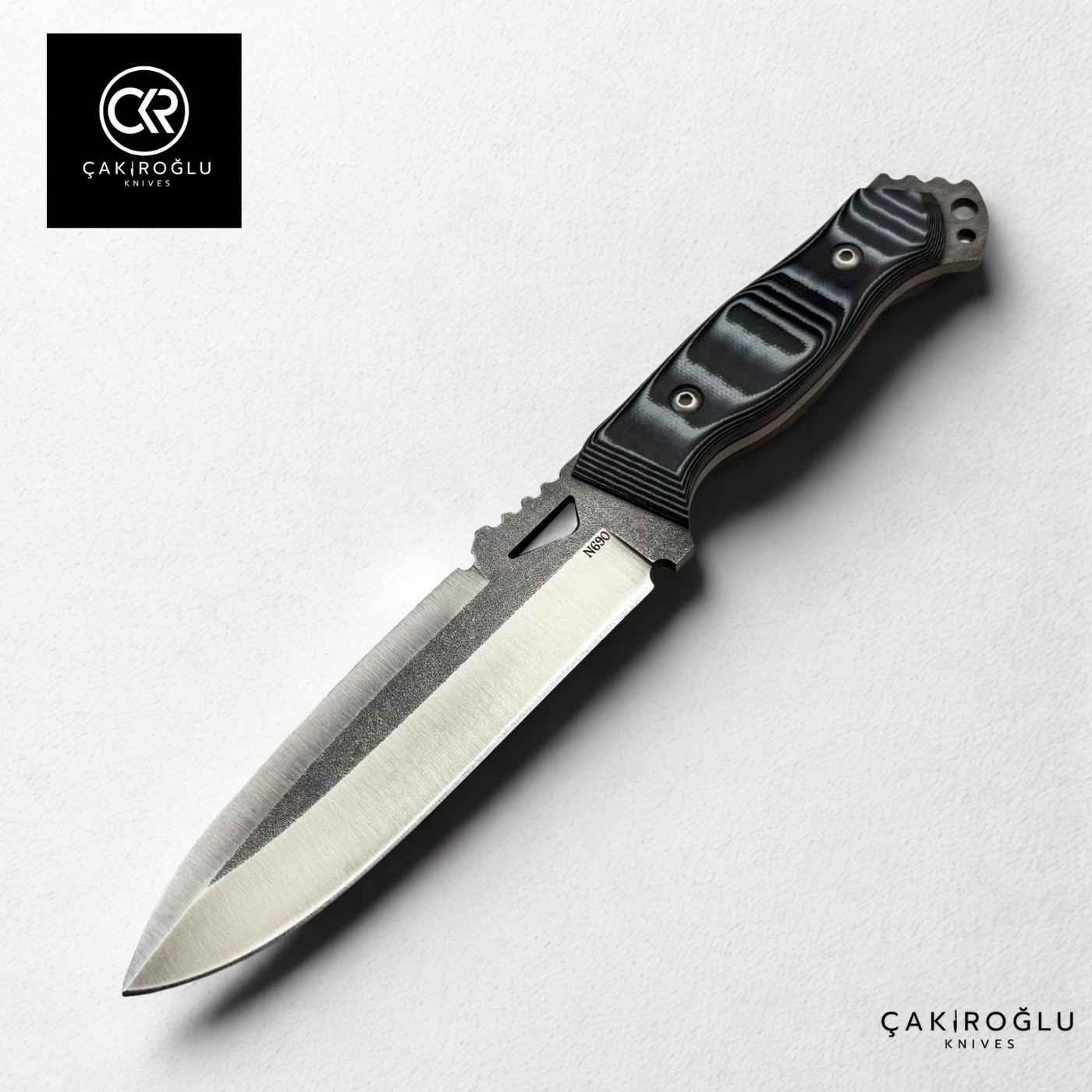 Strike 101 Handcrafted Hunt / Camping Knife - G10 Handle & N690 Steel