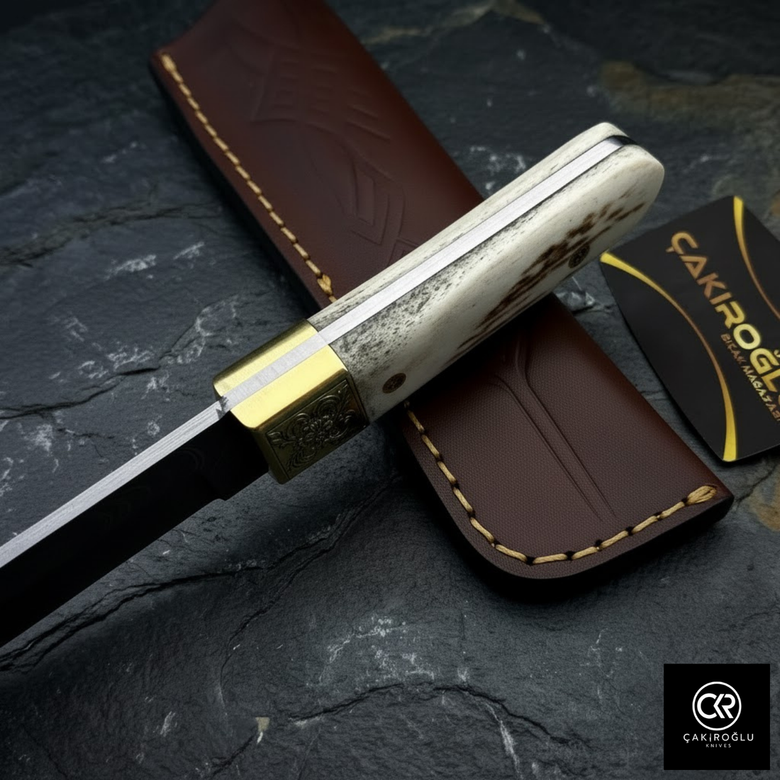 Collector's Edition - Handcrafted Custom-made Damascus Steel Tanto Model Hunting Knife