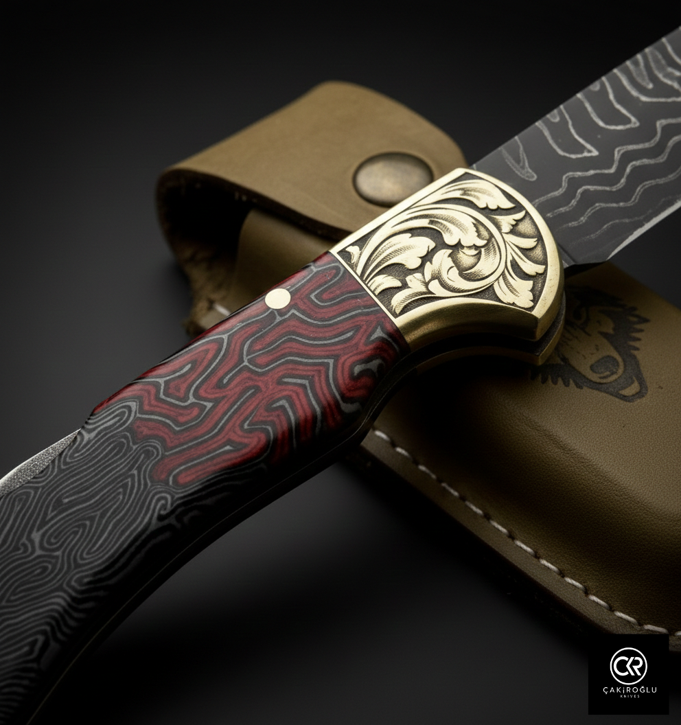 Corvus Series - Custom Handcrafted Folding Knife - Limited Edition