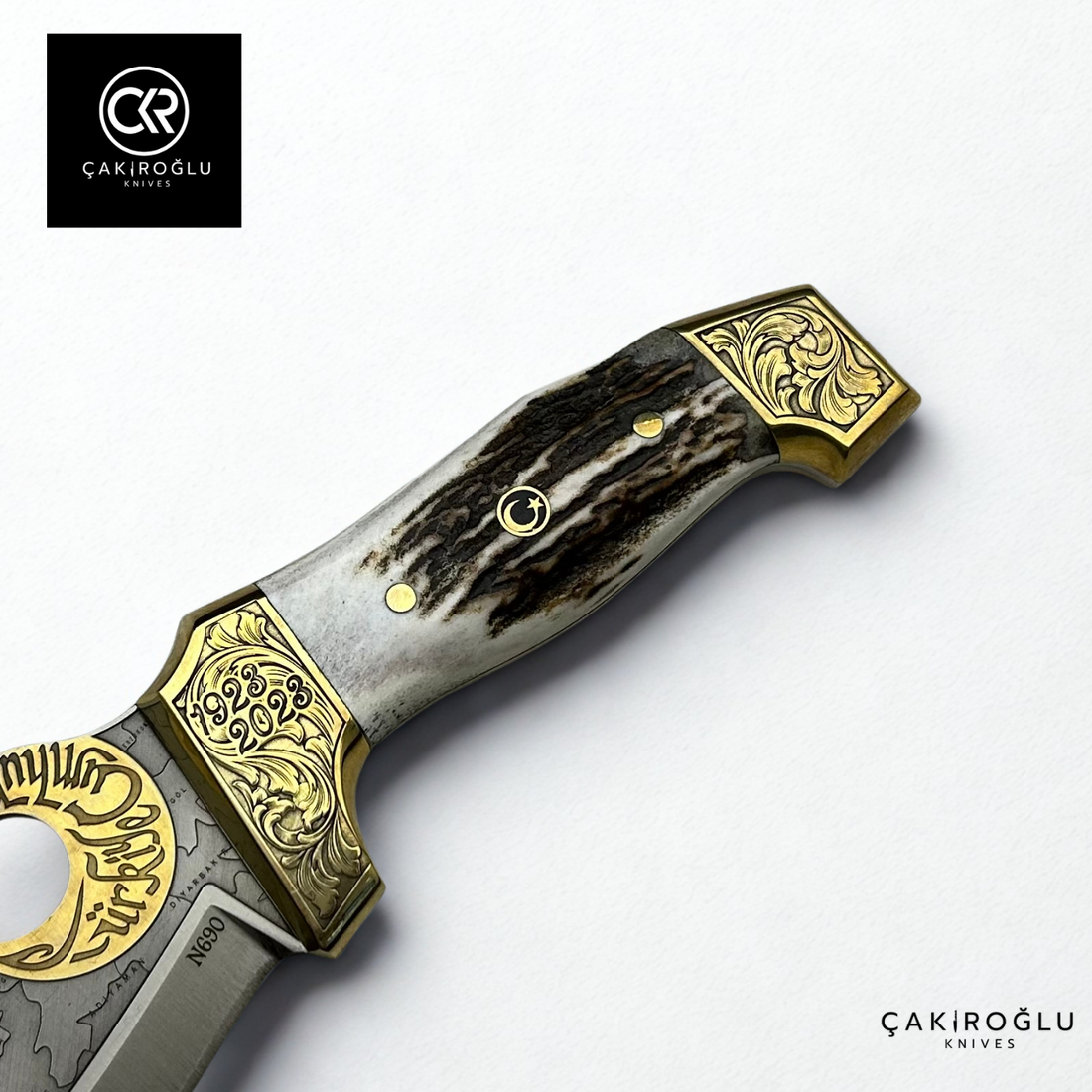 100th Anniversary Limited Edition Collectible Knife - Gold Engravings & Special Velvet Box