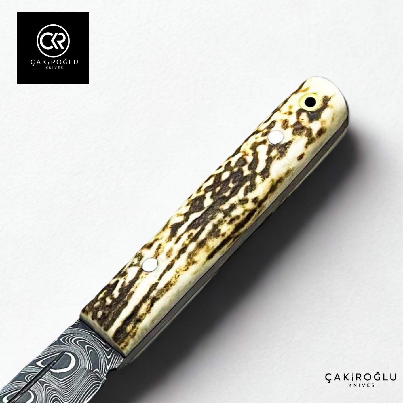 Tanto Kaminari - Handcrafted Custom-made Damascus Steel Tanto Model Hunting Knife