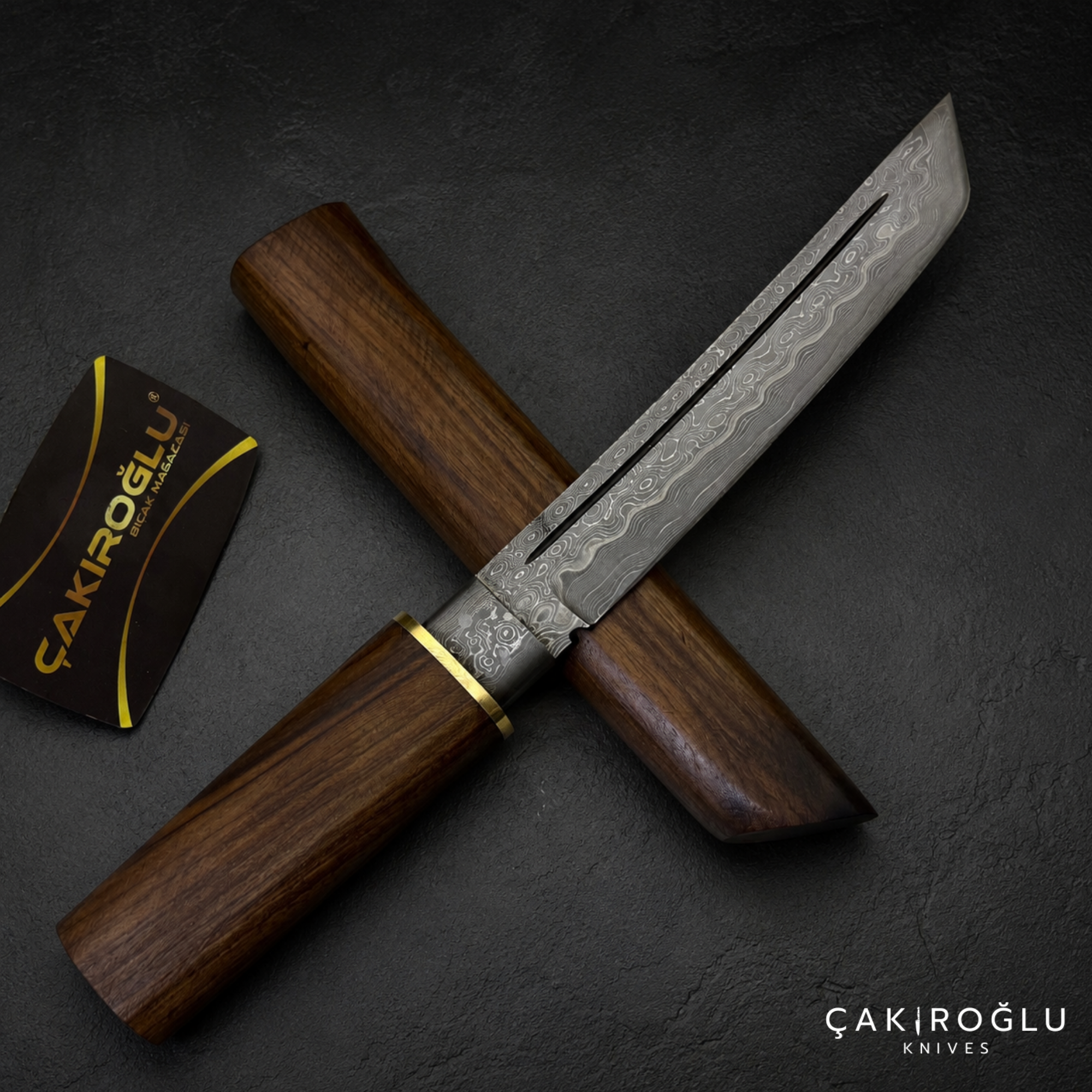 Handmade Damascus Steel Tanto Knife: Real Samurai Tanto, Wakizashi Sword
