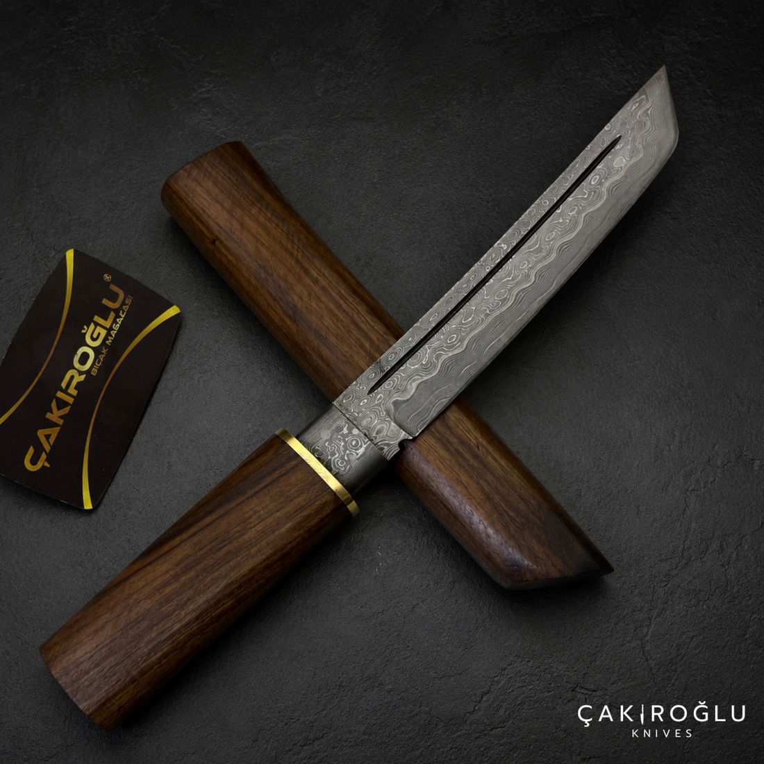 Handmade Damascus Steel Tanto Knife: Real Samurai Tanto, Wakizashi Sword