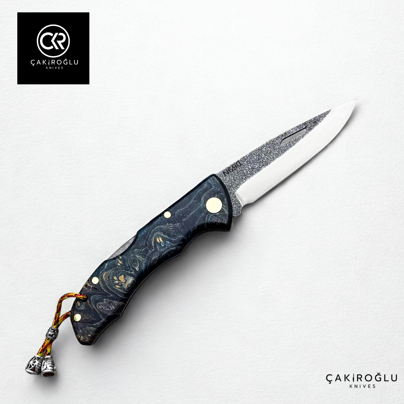 Showy Series Medium Size Handcrafted Folding Knife - N690 Böhler Steel