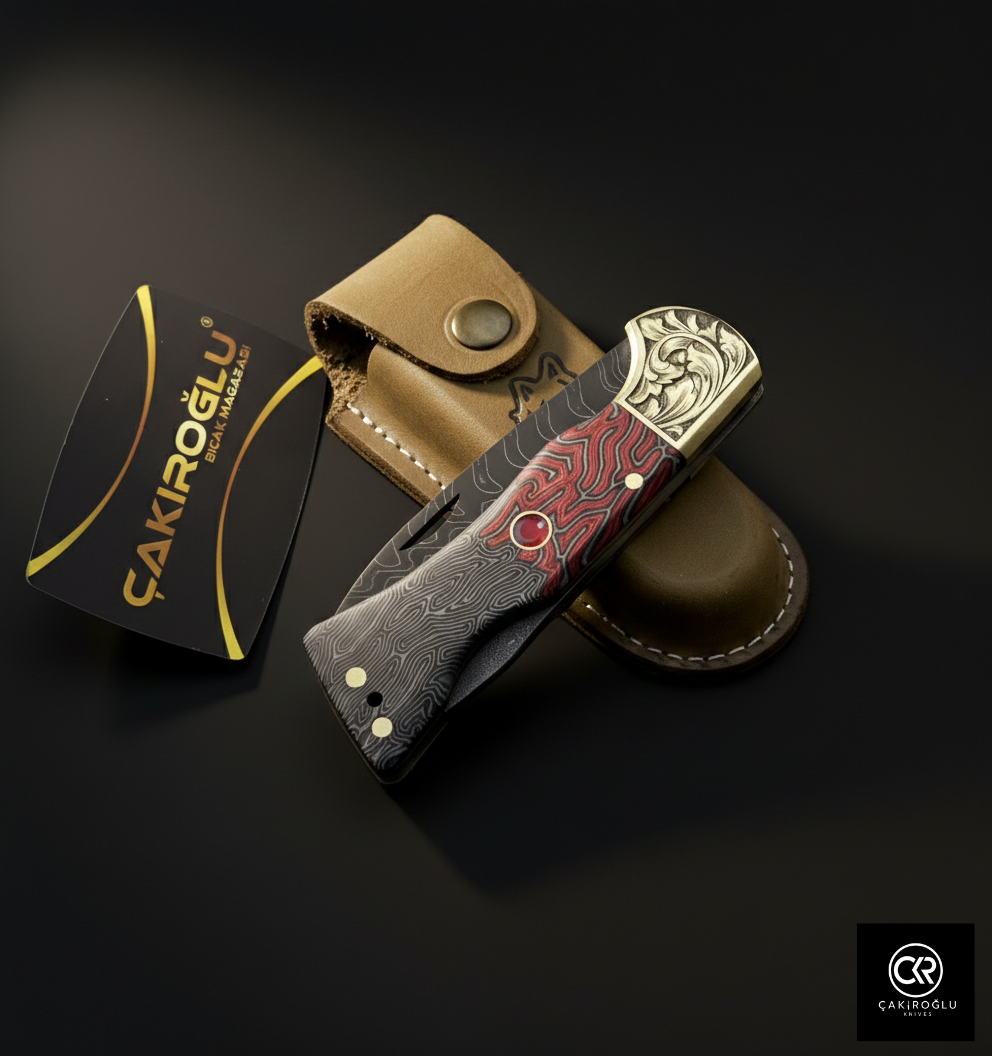 Corvus Series - Custom Handcrafted Folding Knife - Limited Edition
