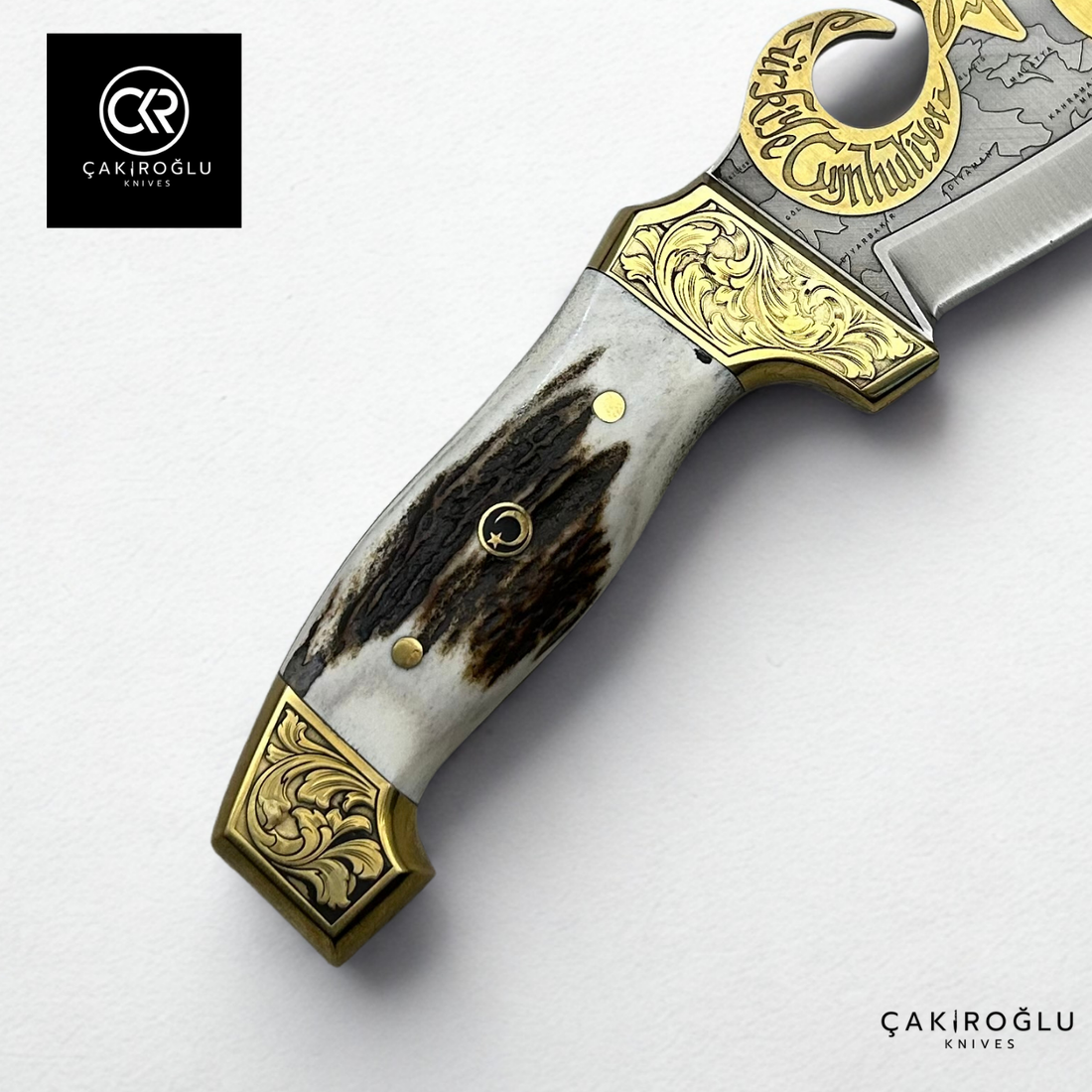 100th Anniversary Limited Edition Collectible Knife - Gold Engravings & Special Velvet Box
