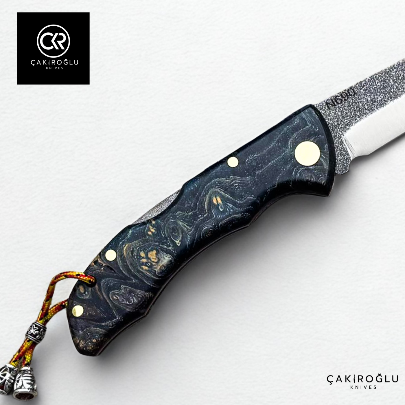 Showy Series Medium Size Handcrafted Folding Knife - N690 Böhler Steel